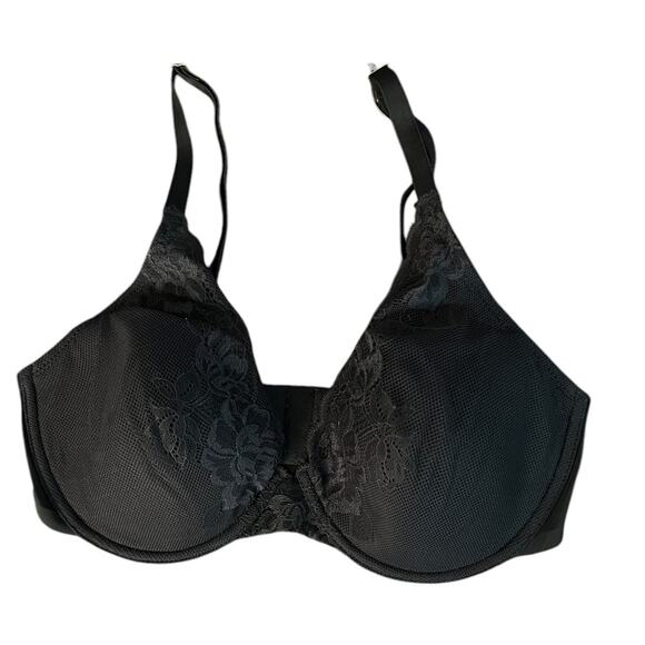 NWOT Natori 741258 Avail Convertible Underwire Contour Bra in Dark Grey – 32DD - Picture 4 of 8